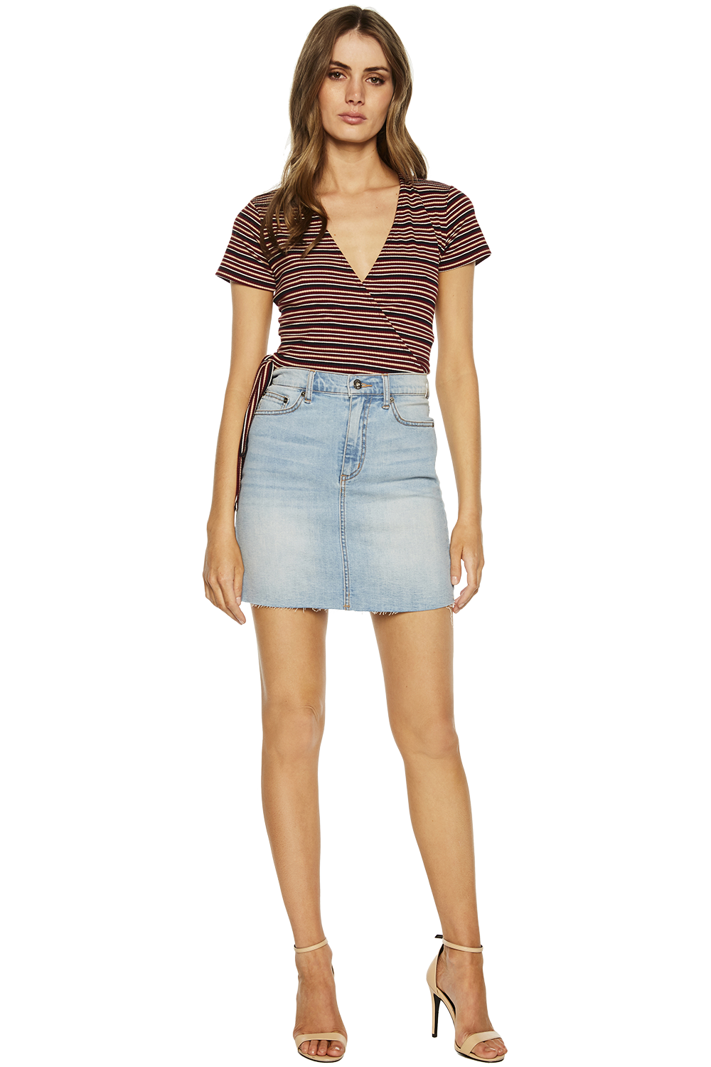 Tusk Mini Blue Denim Skirt | Ladies Clothing & Skirts | Bardot