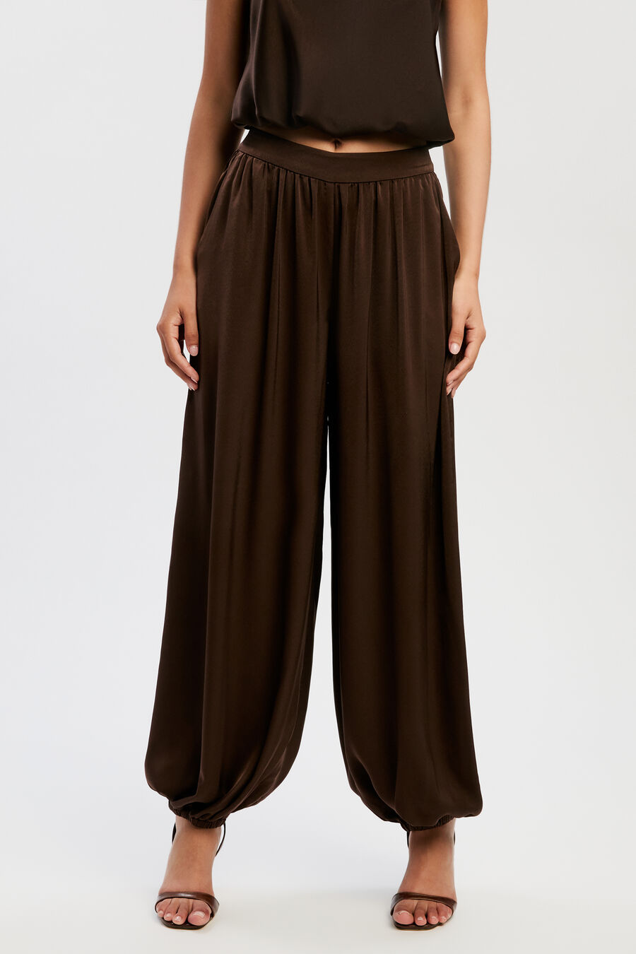 Nikola Satin Balloon Pant