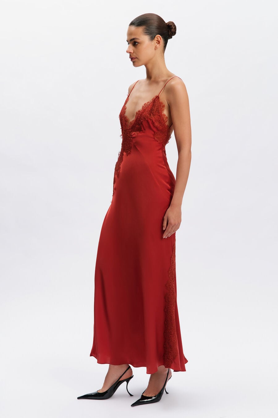 Serena Lace Detail Maxi Dress