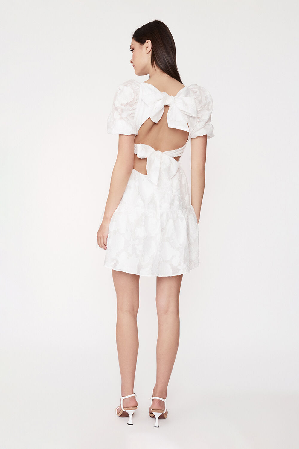 bardot diamond lace dress