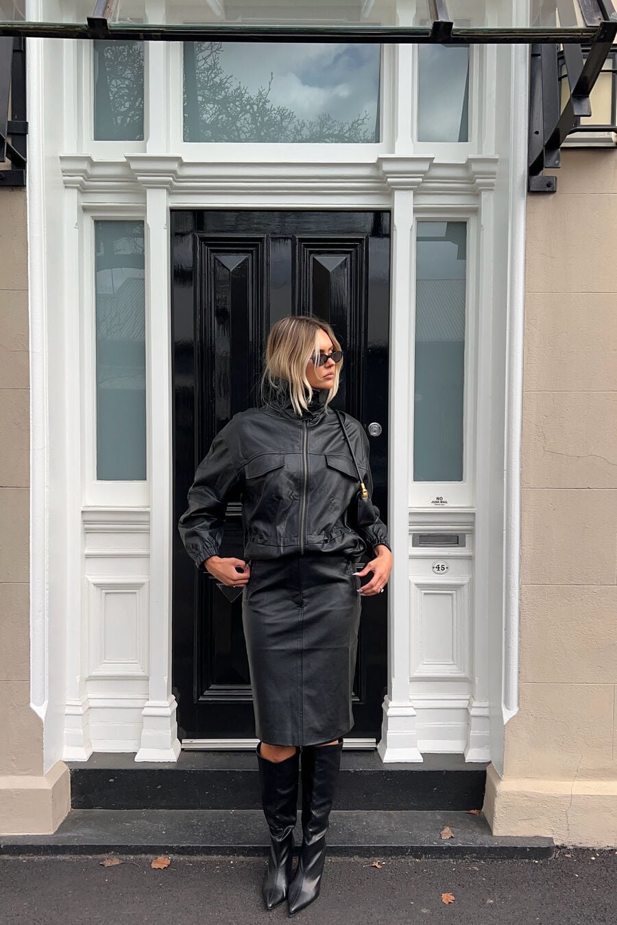 Lavelle Vegan Leather Skirt