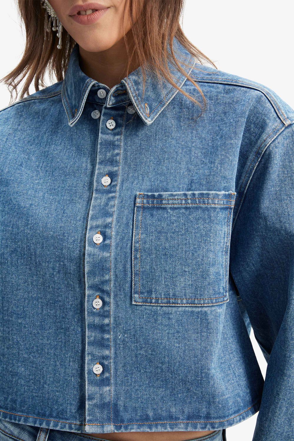 CAIRO DENIM SHIRT in colour CITADEL