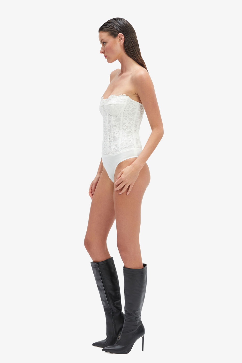 OSKAR BODYSUIT in colour BRIGHT WHITE