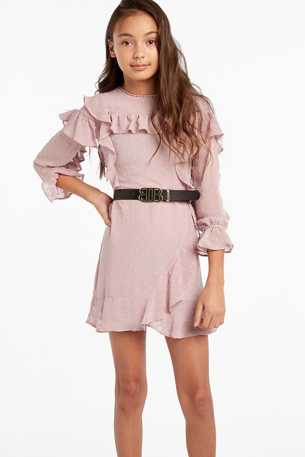 Indi Ruffle Dress | Tween Girls 7-16 Dresses | Bardot Junior