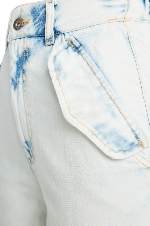 SUPER BLEACH CARGO JEAN in colour PLEIN AIR