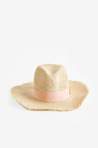 PINK FEDORA in colour NATURAL