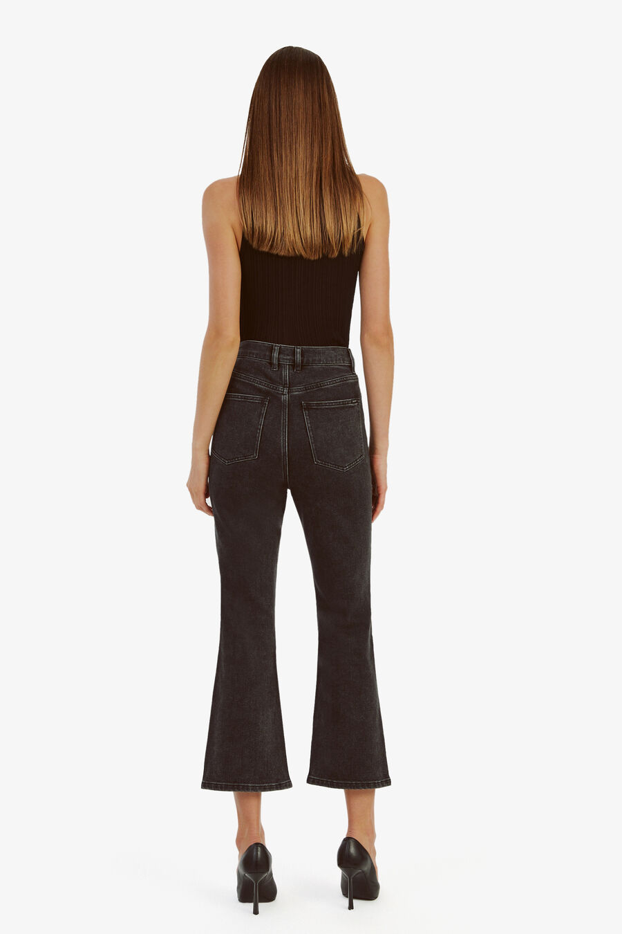 HEIDI FLARED CROPPED LEG