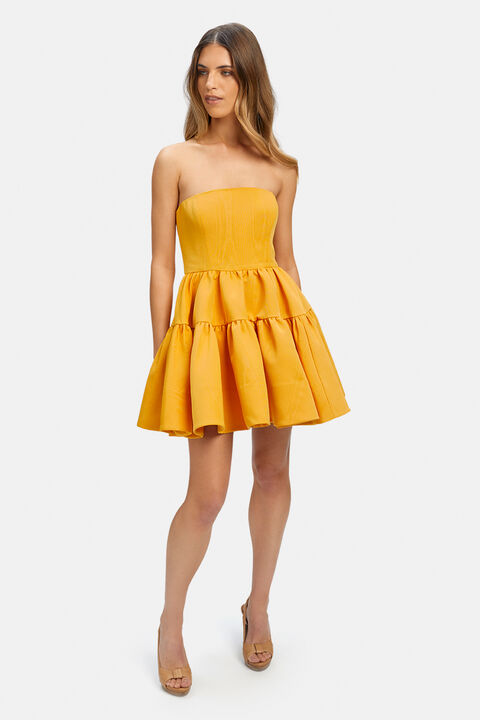 CHARLOTTE MINI DRESS in colour TIGERLILY