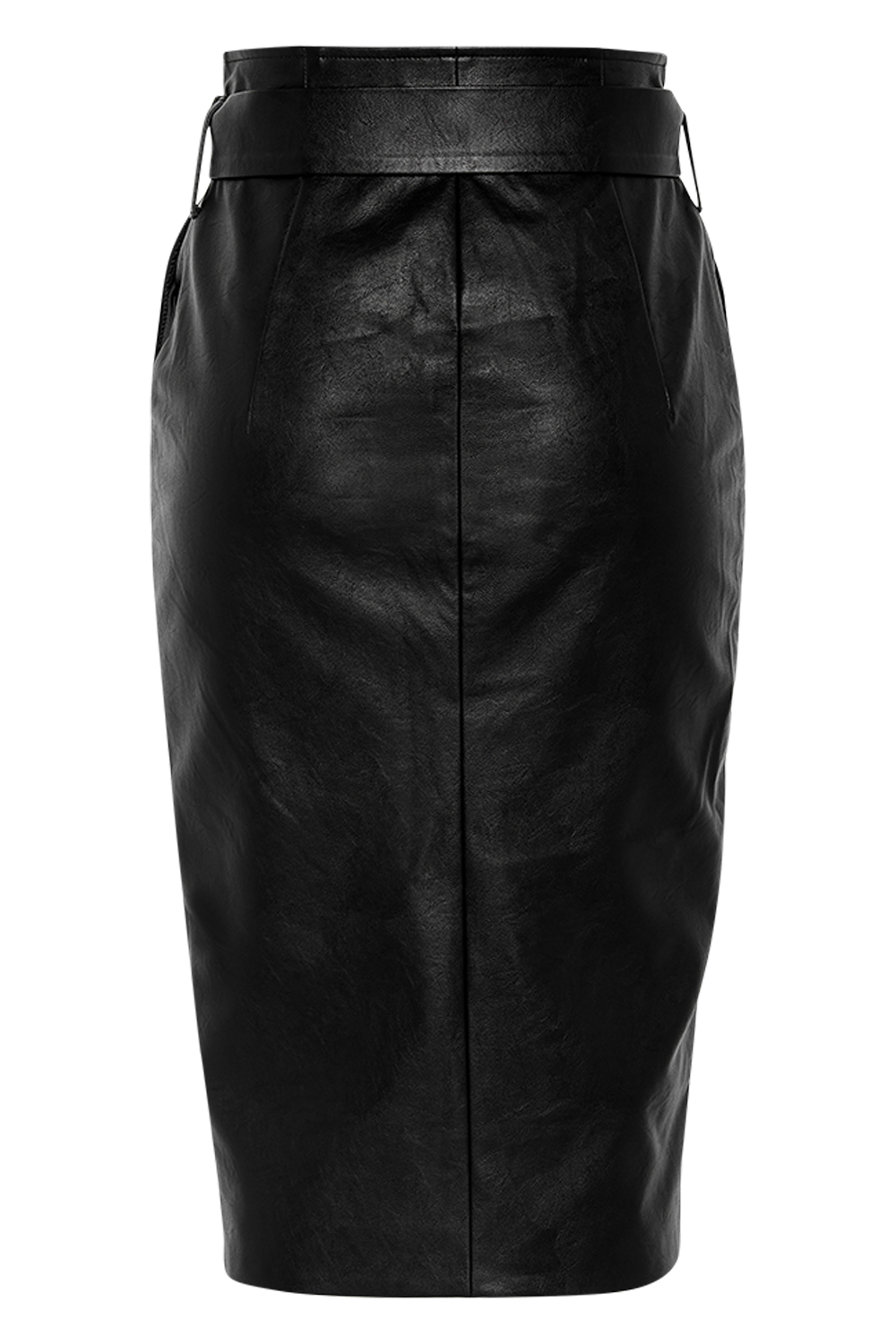 bardot black denim skirt