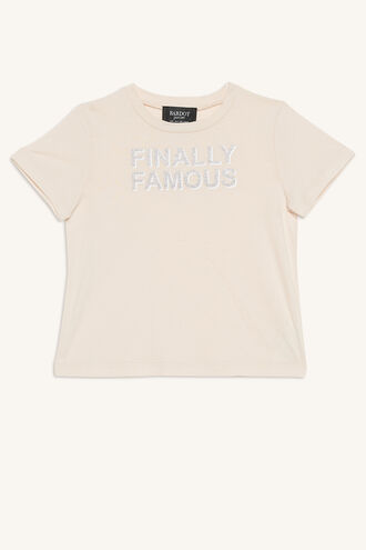 FAMOUS TEE in colour PRIMROSE PINK