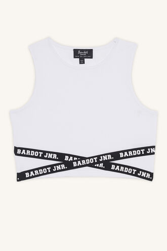 CROSS OVER CROP in colour CLOUD DANCER