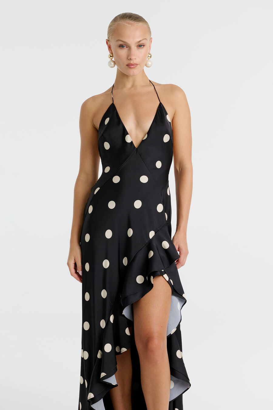 Selene Halter Maxi Dress
