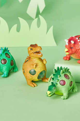 Dino Squeeze Ball in colour BRIGHT WHITE