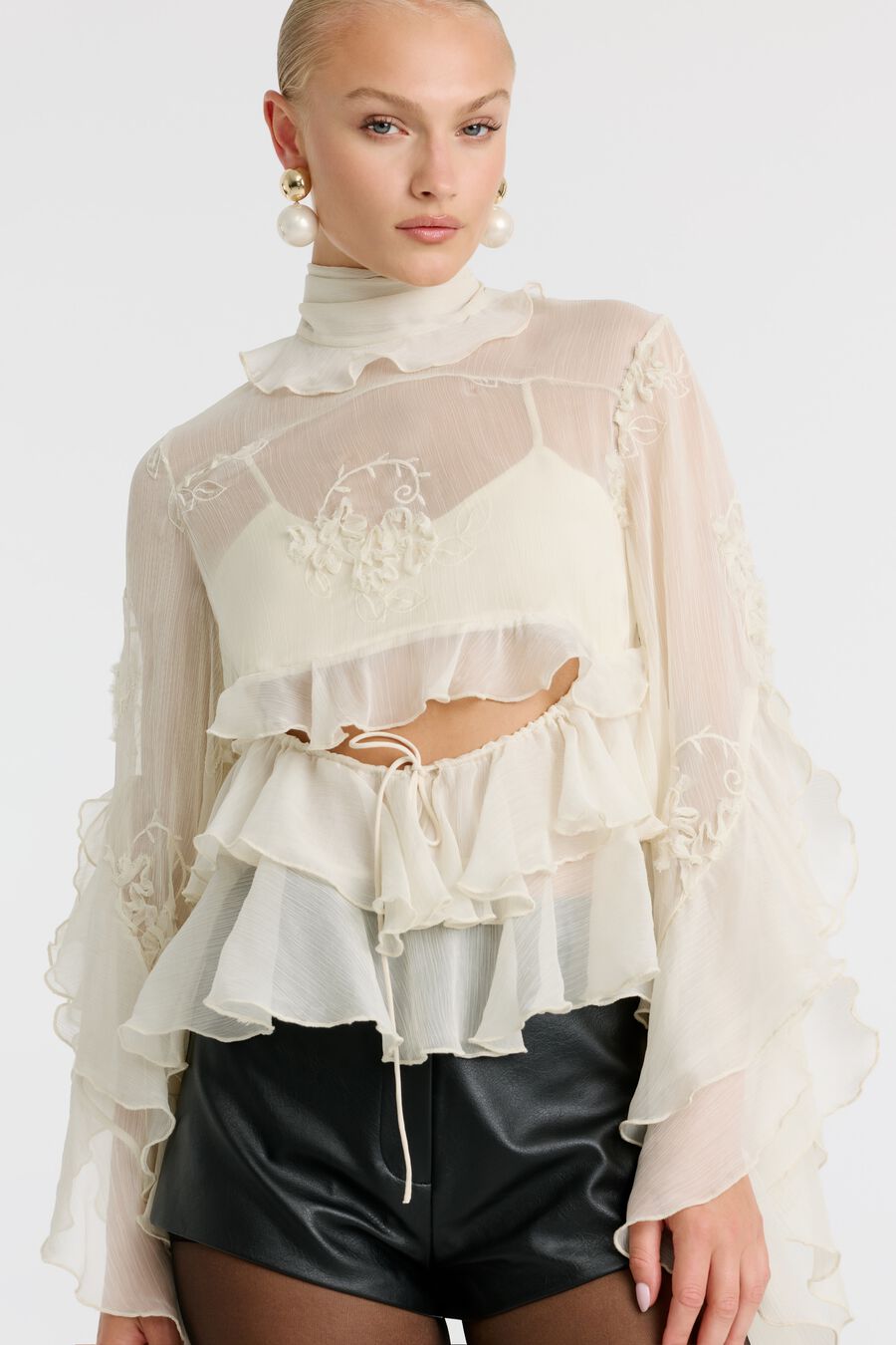 Jayla Vegan Leather Short