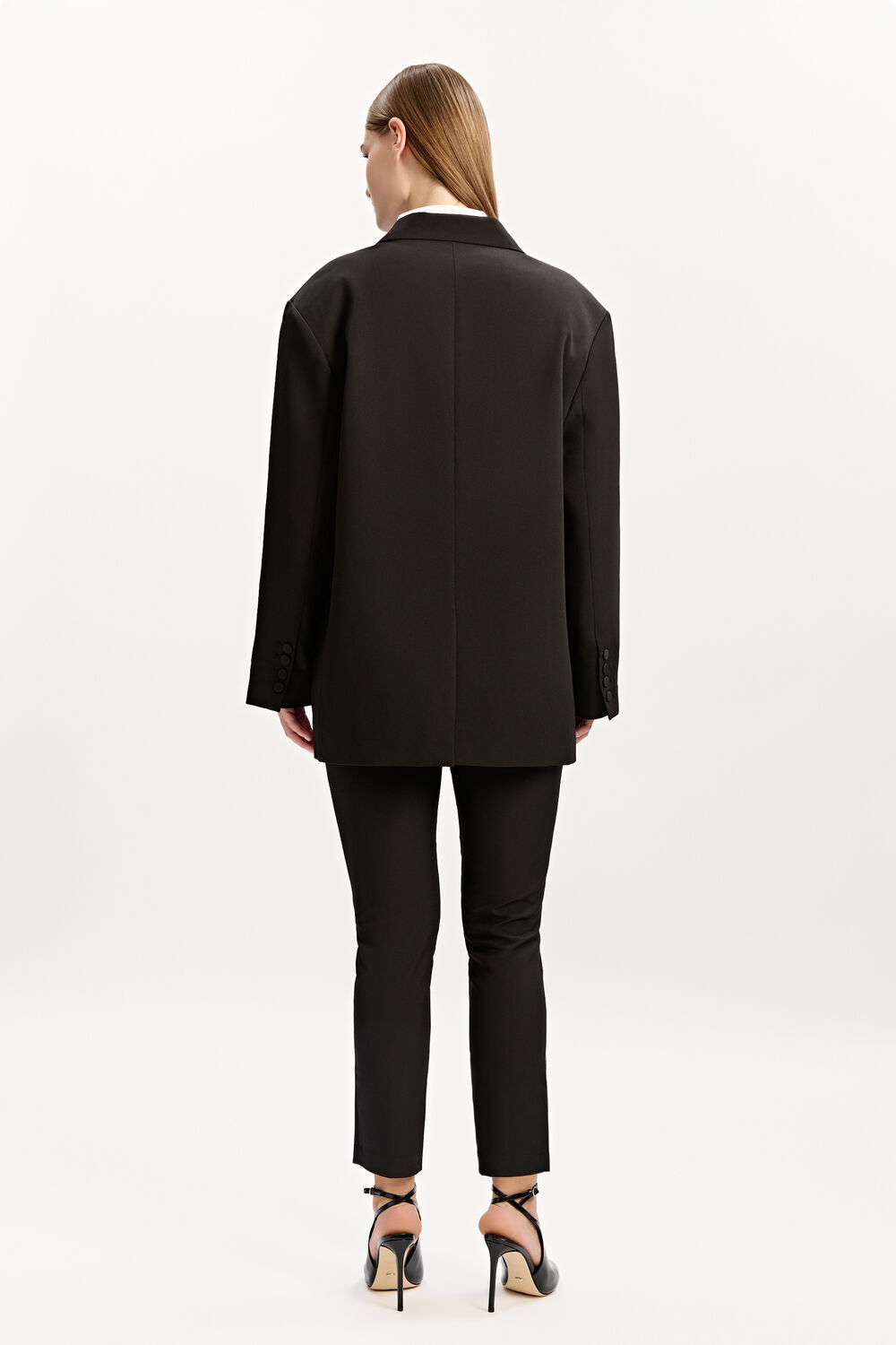 AKIA OVERSIZED BLAZER in colour CAVIAR
