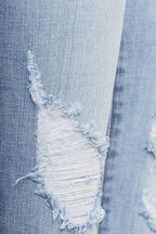 KHLOE HI CROP JEAN in colour CITADEL