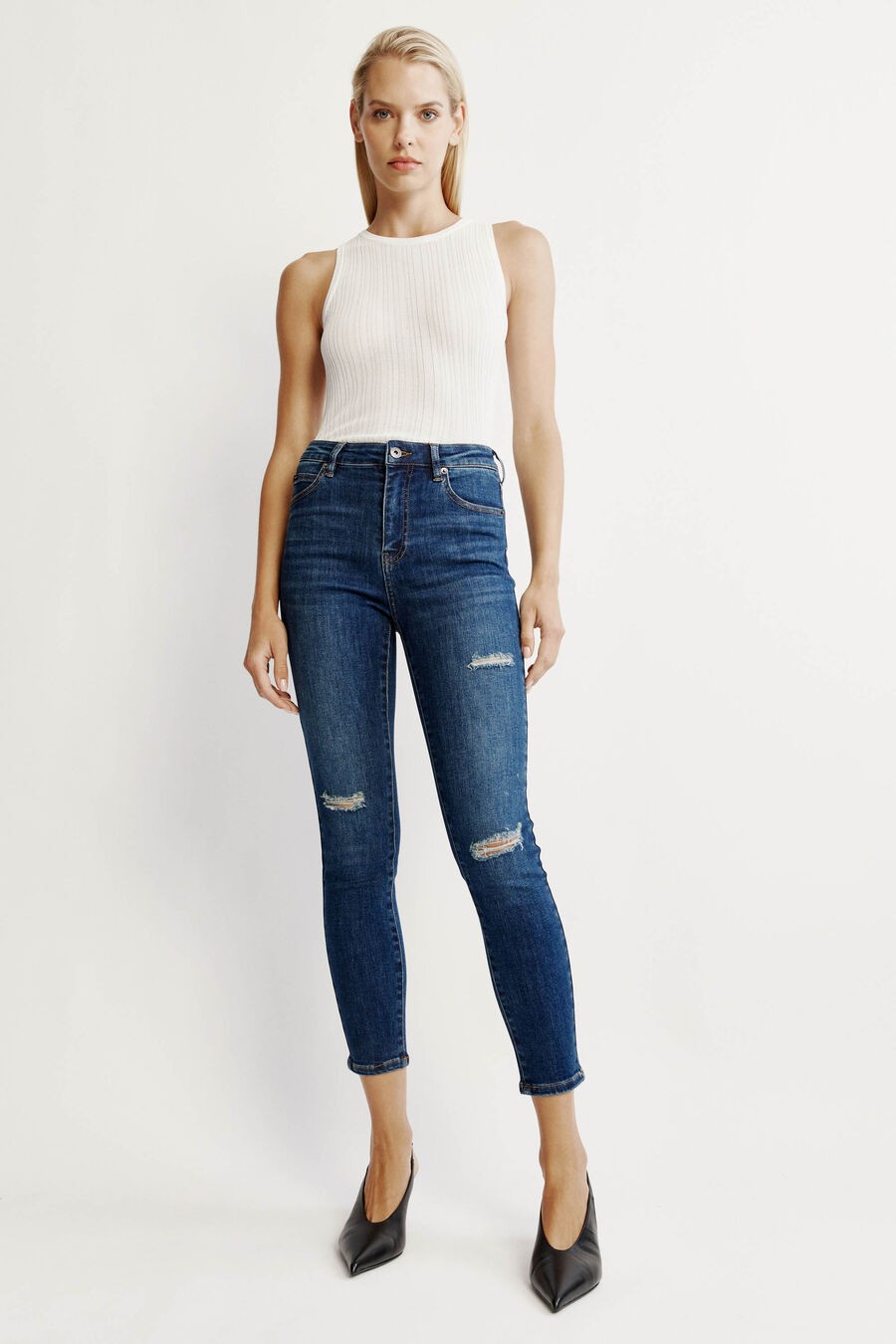 KHLOE CROP JEANS