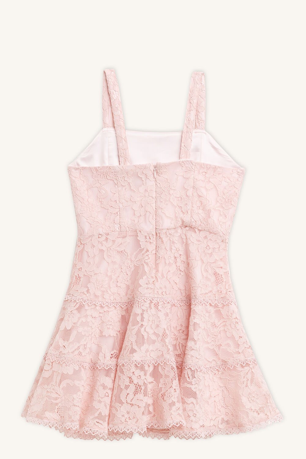 pale pink bardot dress