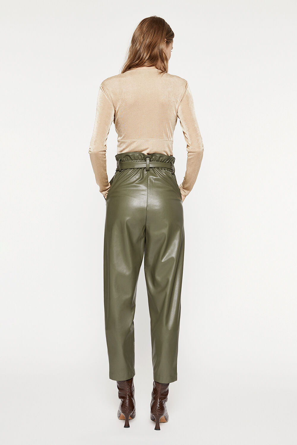 ESTHER KNIT TOP in colour GOLD EARTH