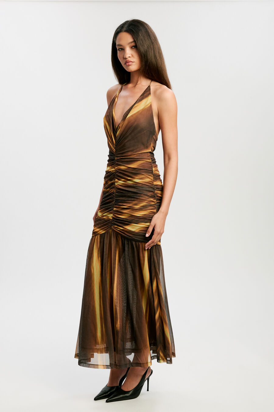 Aries Mesh Maxi Dress