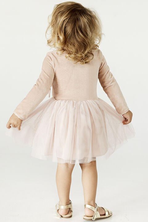 Baby Girl Wrap Ballet Dress in Lotus | Bardot Junior