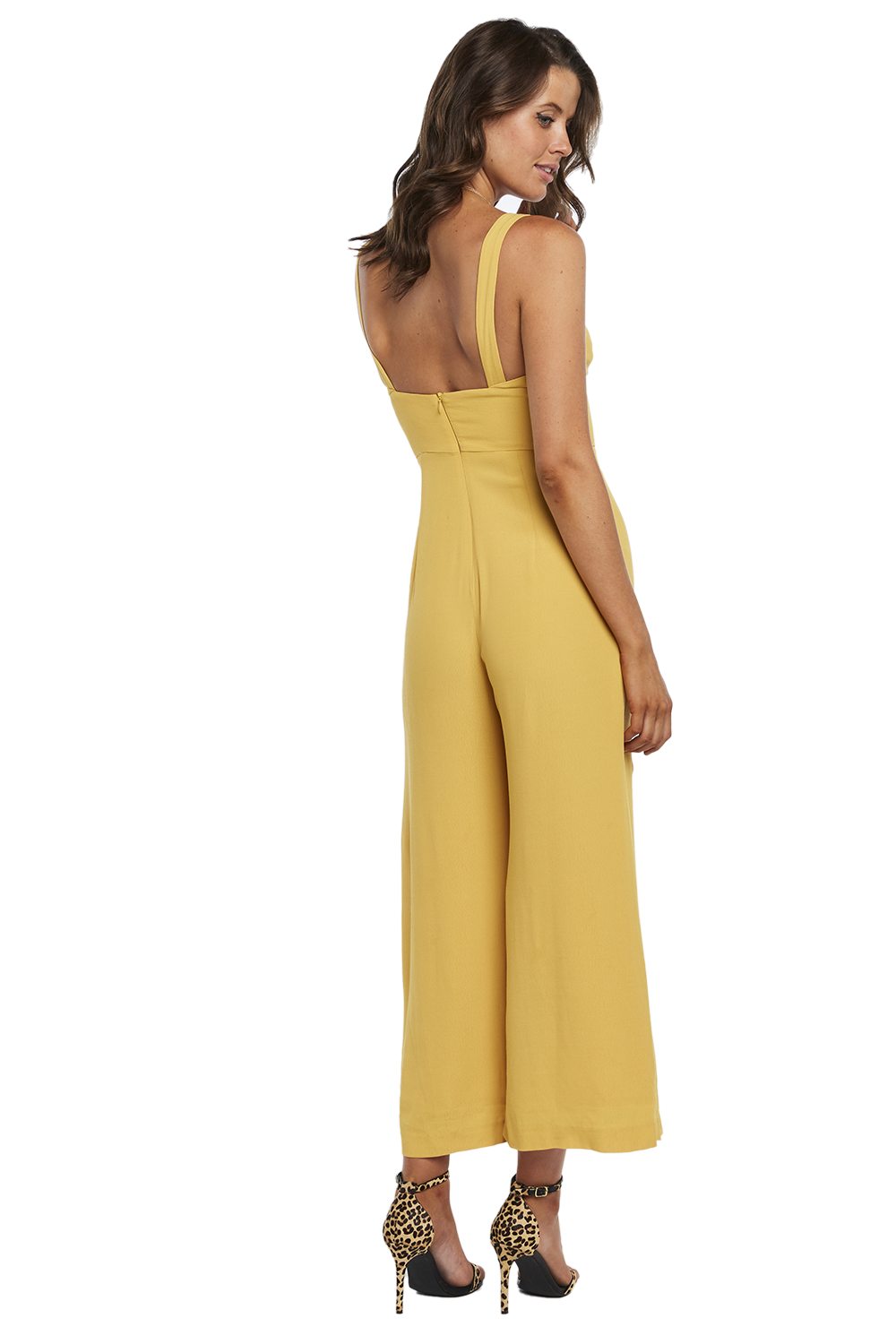 yellow colour jumpsuit