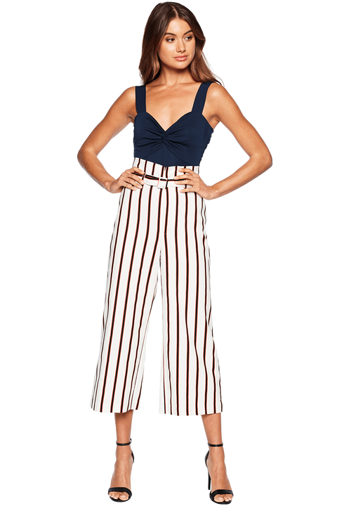 STRIPE BELT PANT