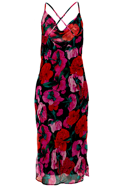 ROSETTA SLIP DRESS in colour TAP SHOE