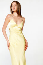 MALINDA SLIP DRESS in colour LIMELIGHT