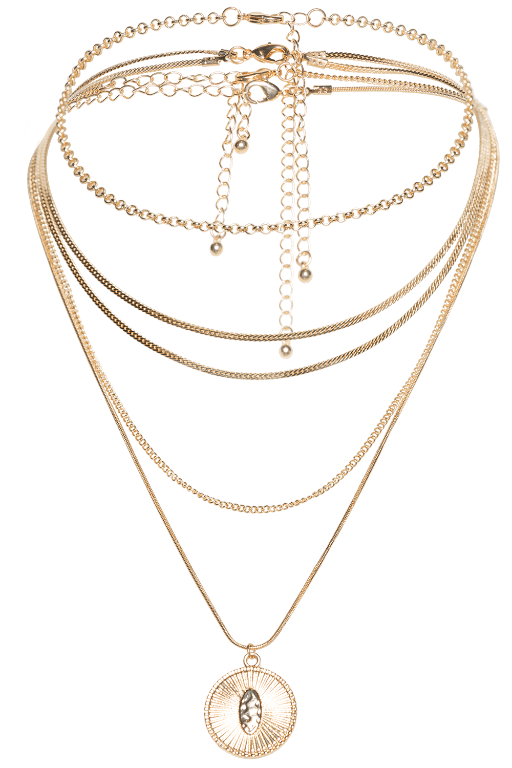 Layered Chain Necklace Ladies Accessories & Jewellery Bardot