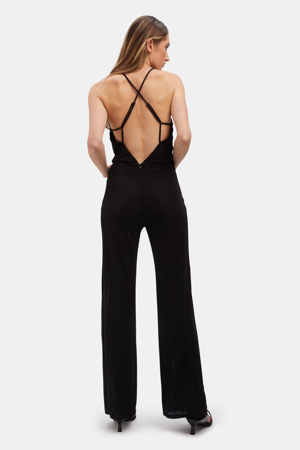 COVET PANTSUIT  in colour CAVIAR