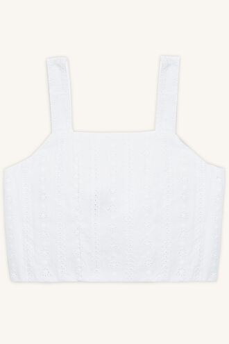 LOURDES TOP in colour CLOUD DANCER