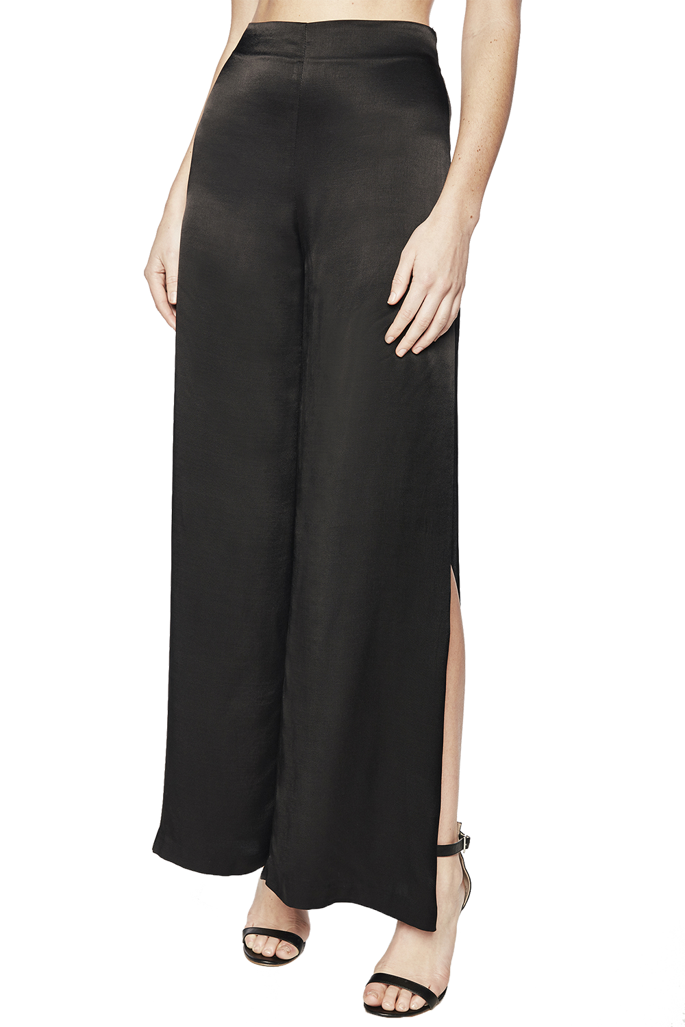 Split Pant in Black | Bardot