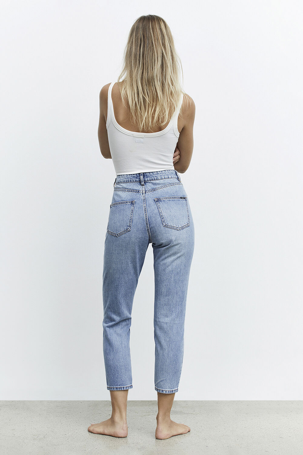 THE CLEAN MUM JEAN in colour MIDNIGHT NAVY