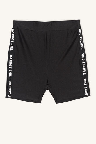 BIKE SHORT in colour JET BLACK