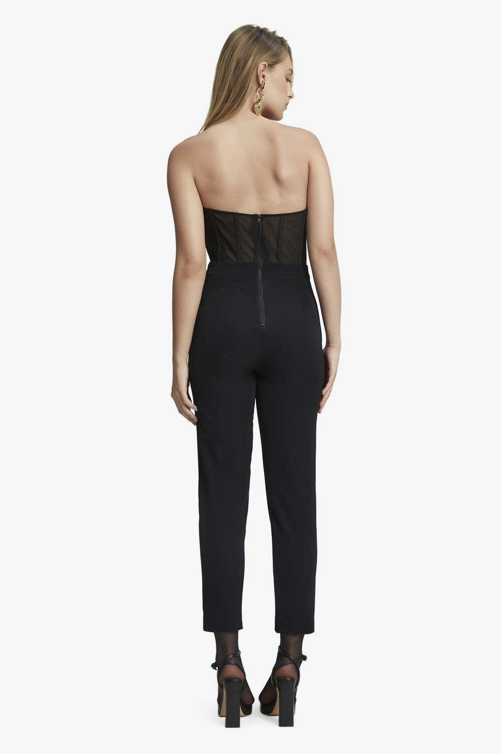ELENI JUMPSUIT in colour CAVIAR