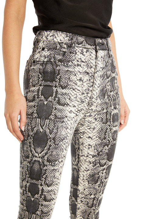 KHLOE SNAKE JEAN in colour BRIGHT WHITE