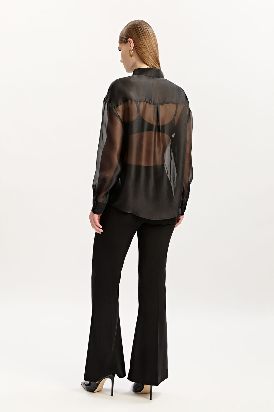 Luana Oversized Organza Shirt