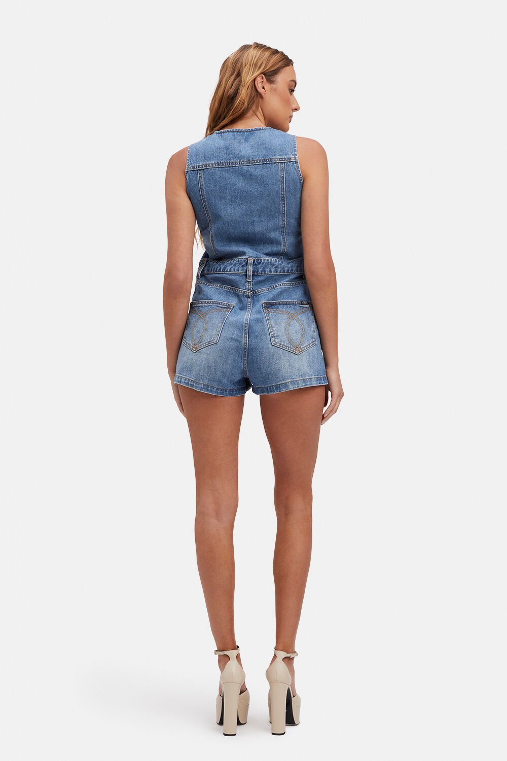 Bardot clearance denim romper