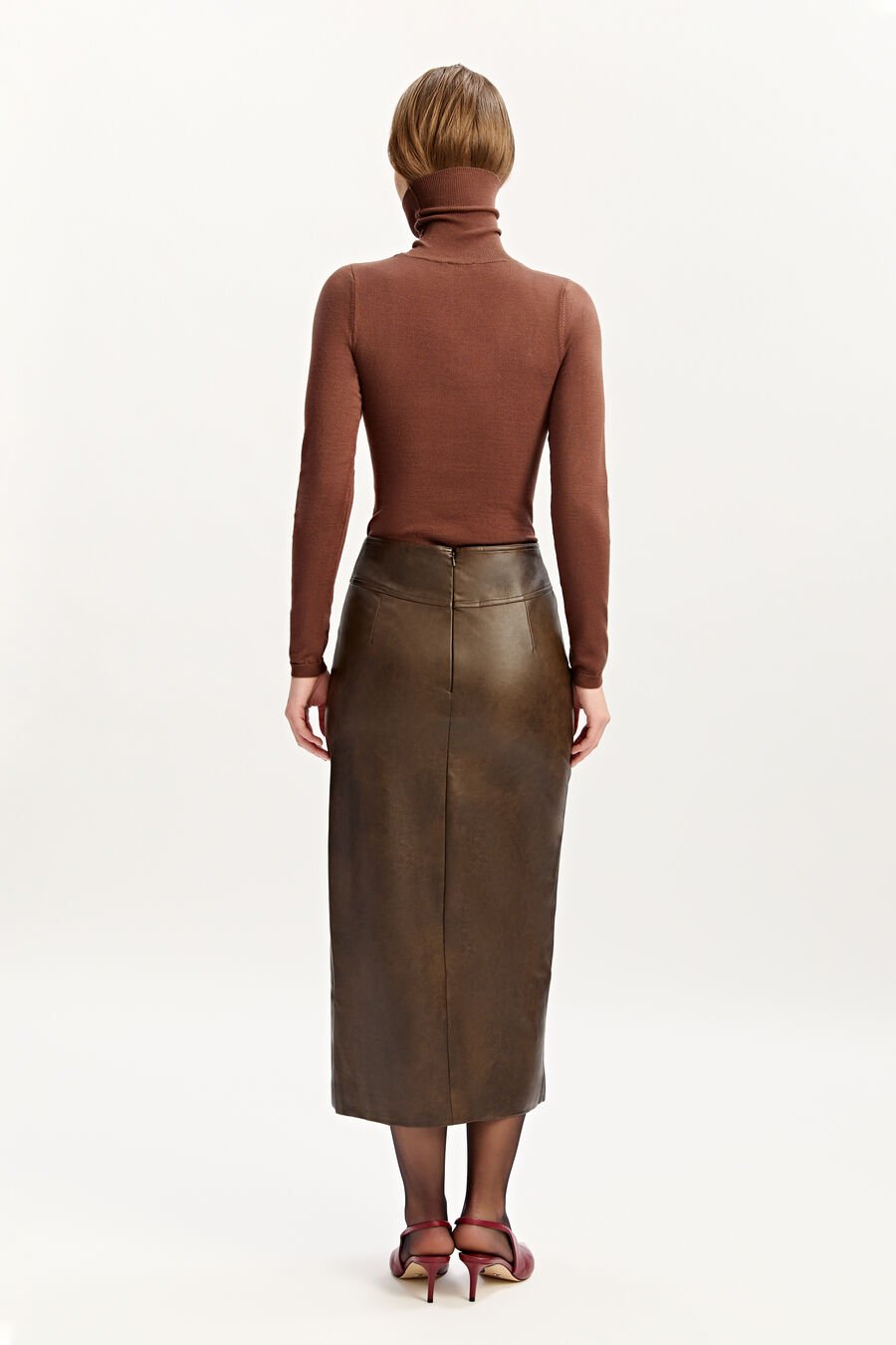 Roll Neck Knit Bodysuit