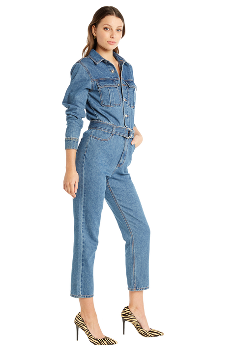 denim jumpsuit dress
