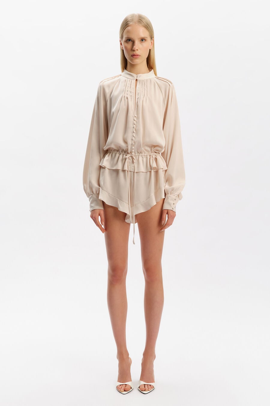 Lorelle Frill Detail Playsuit