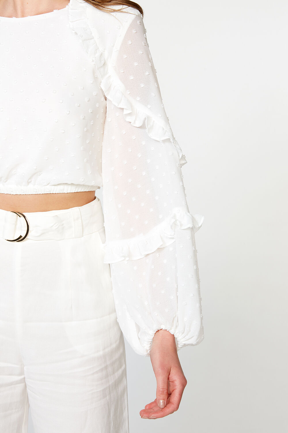 VALENCIA TOP in colour CLOUD DANCER