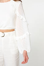 VALENCIA TOP in colour CLOUD DANCER