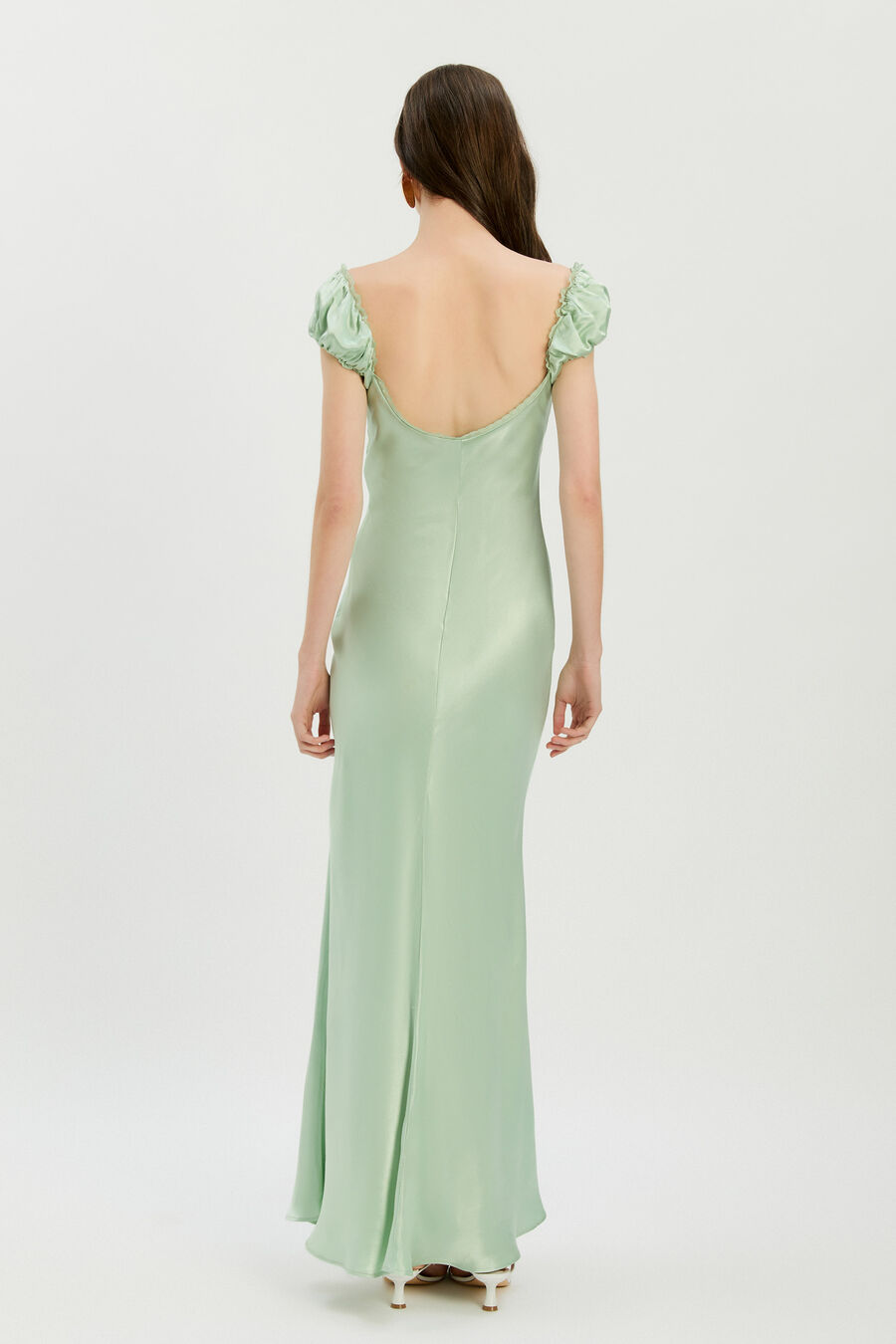 Stasia Satin Maxi Slip Dress