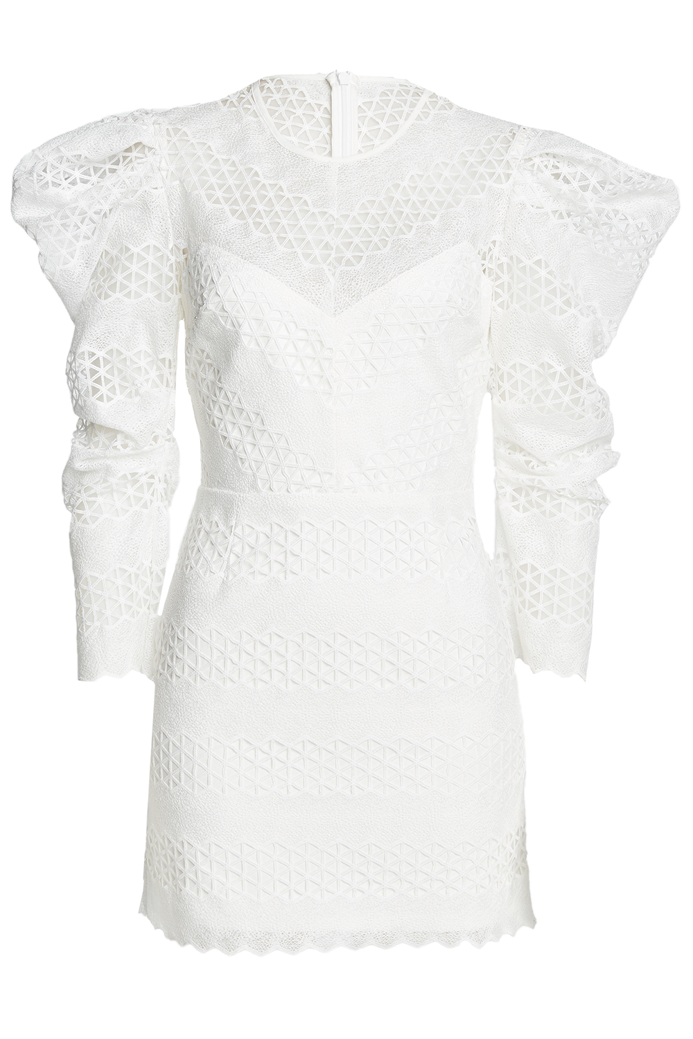 LANA LACE DRESS in colour CLOUD DANCER