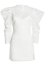 LANA LACE DRESS in colour CLOUD DANCER