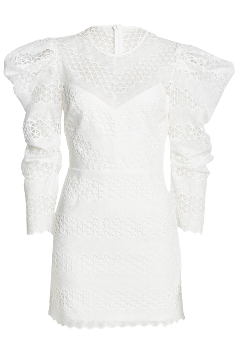 LANA LACE DRESS in colour CLOUD DANCER