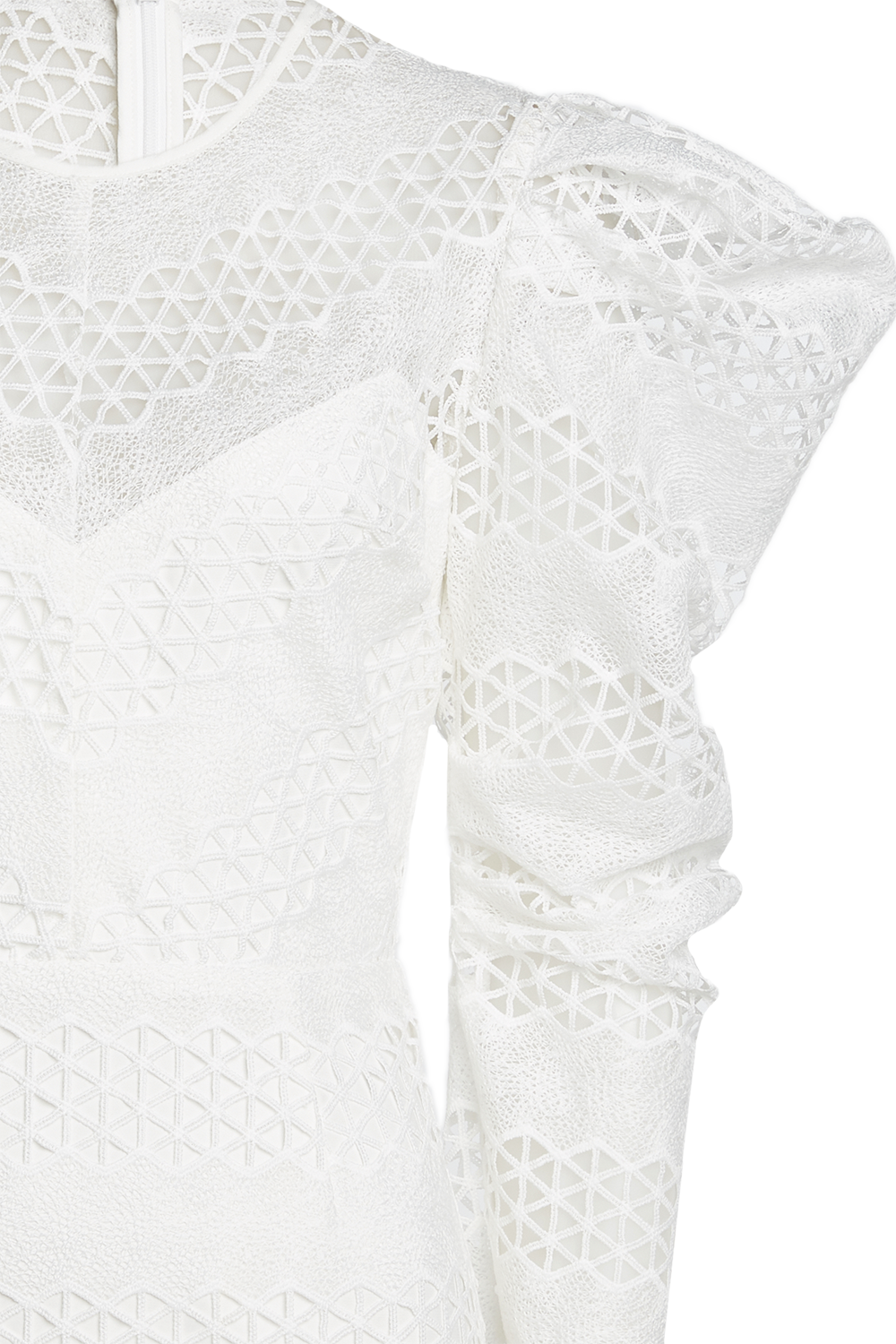 LANA LACE DRESS in colour CLOUD DANCER