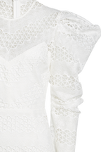 LANA LACE DRESS in colour CLOUD DANCER